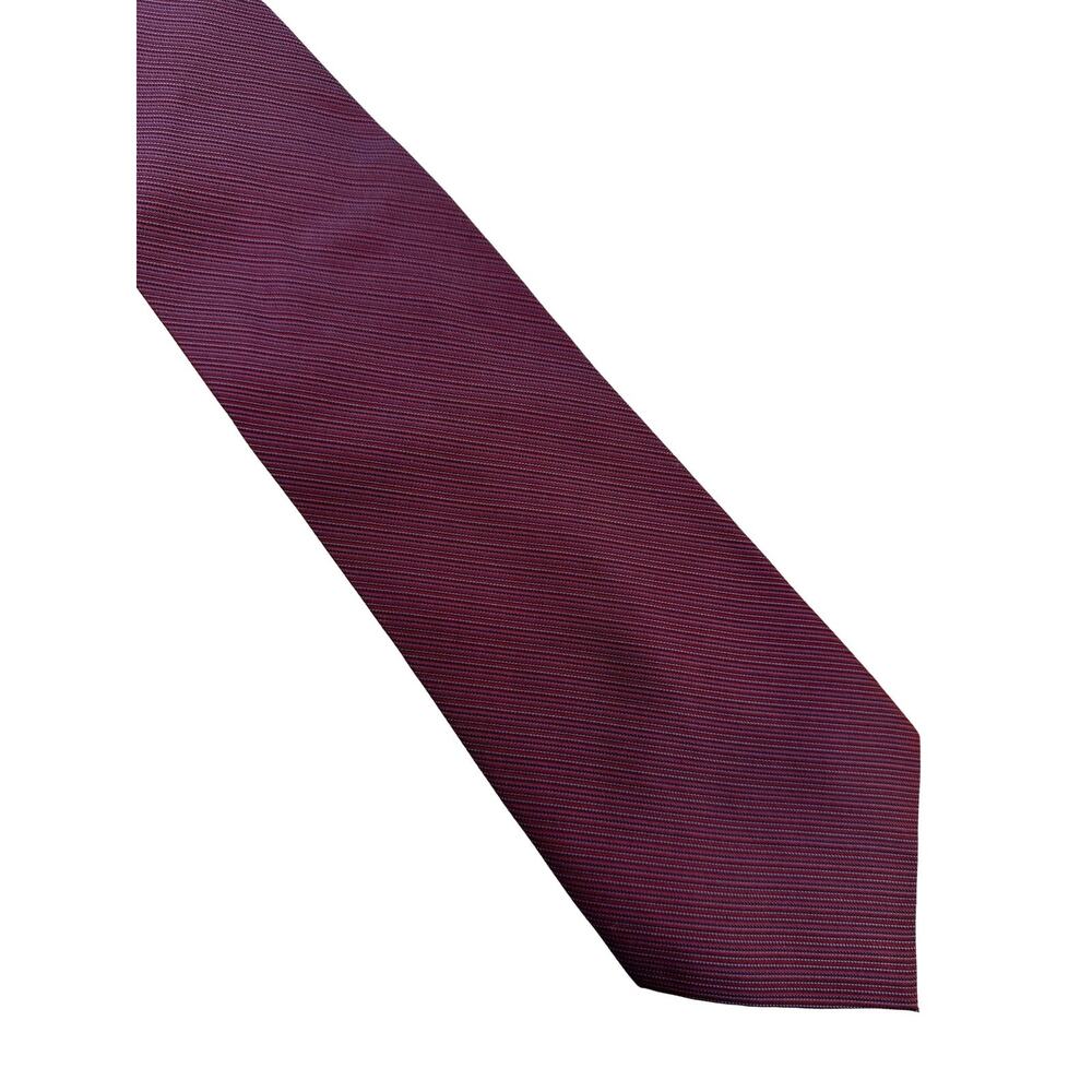 Vintage Joseph Feiss Purple Blue Striped Silk Necktie
